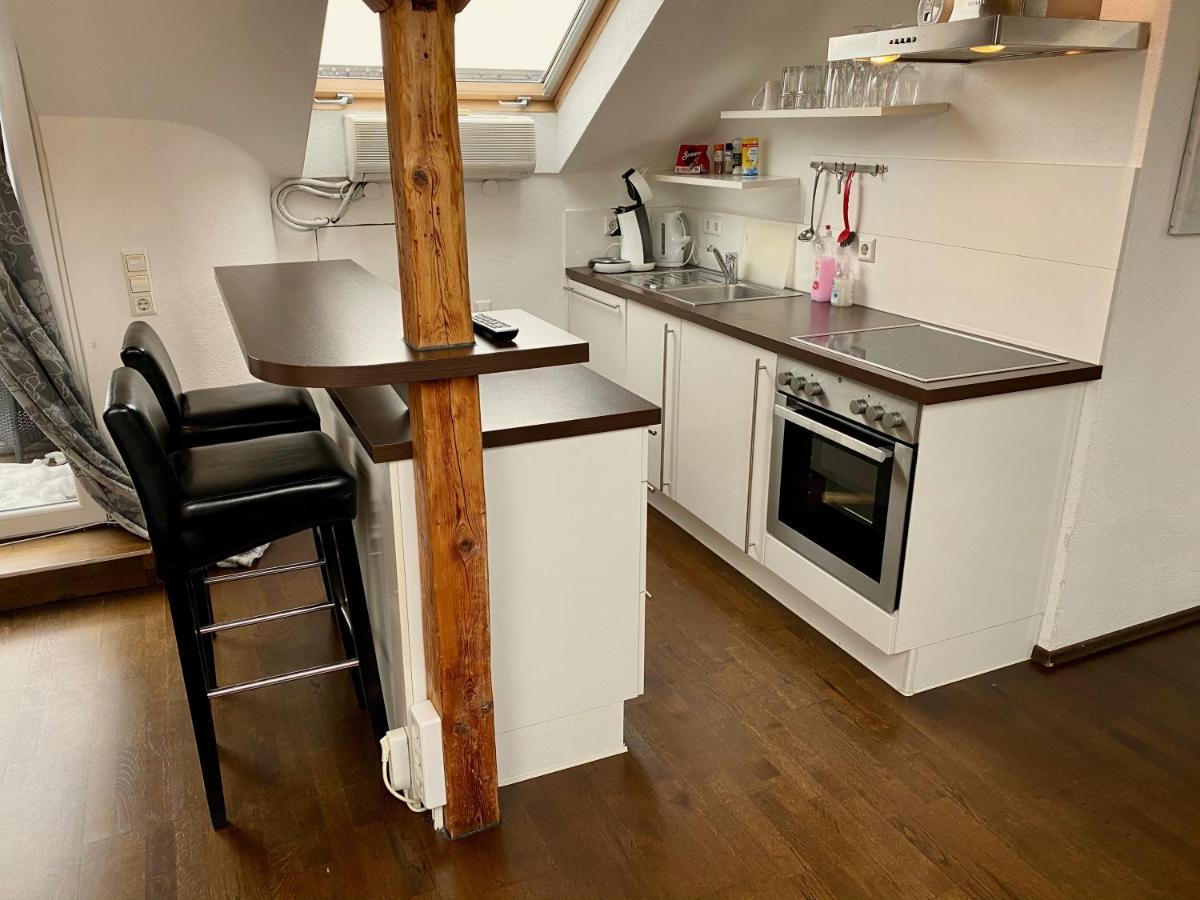 Apartament Wohnen Ueber Den Daechern Von Ravensburg, Stadtnah, Kamin, Klima Zewnętrze zdjęcie