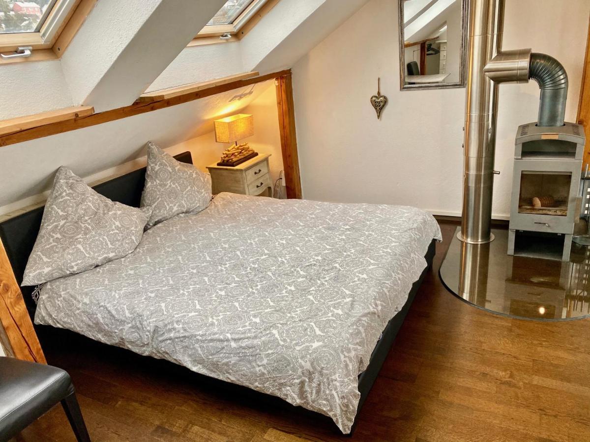 Apartament Wohnen Ueber Den Daechern Von Ravensburg, Stadtnah, Kamin, Klima Zewnętrze zdjęcie